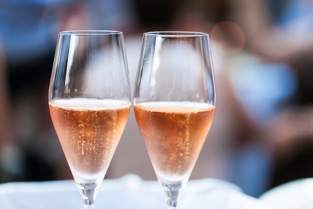 Properly toast your honey for Valentine’s Day with true Champagne—preferably in a white wine glass.