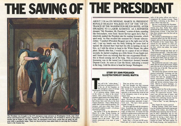 The Saving of the President - Washingtonian