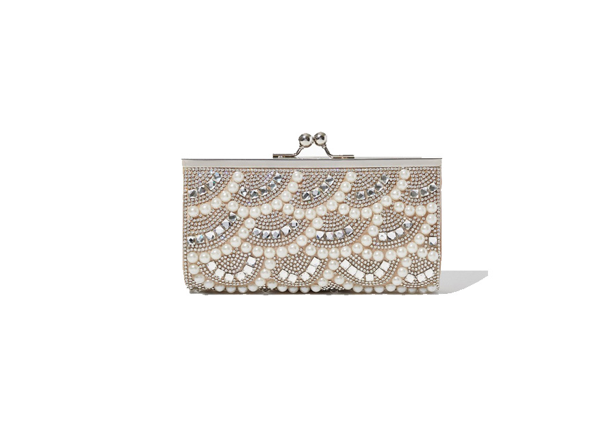 MICHAEL Michael Kors Elsie Crystal Box Clutch Bag