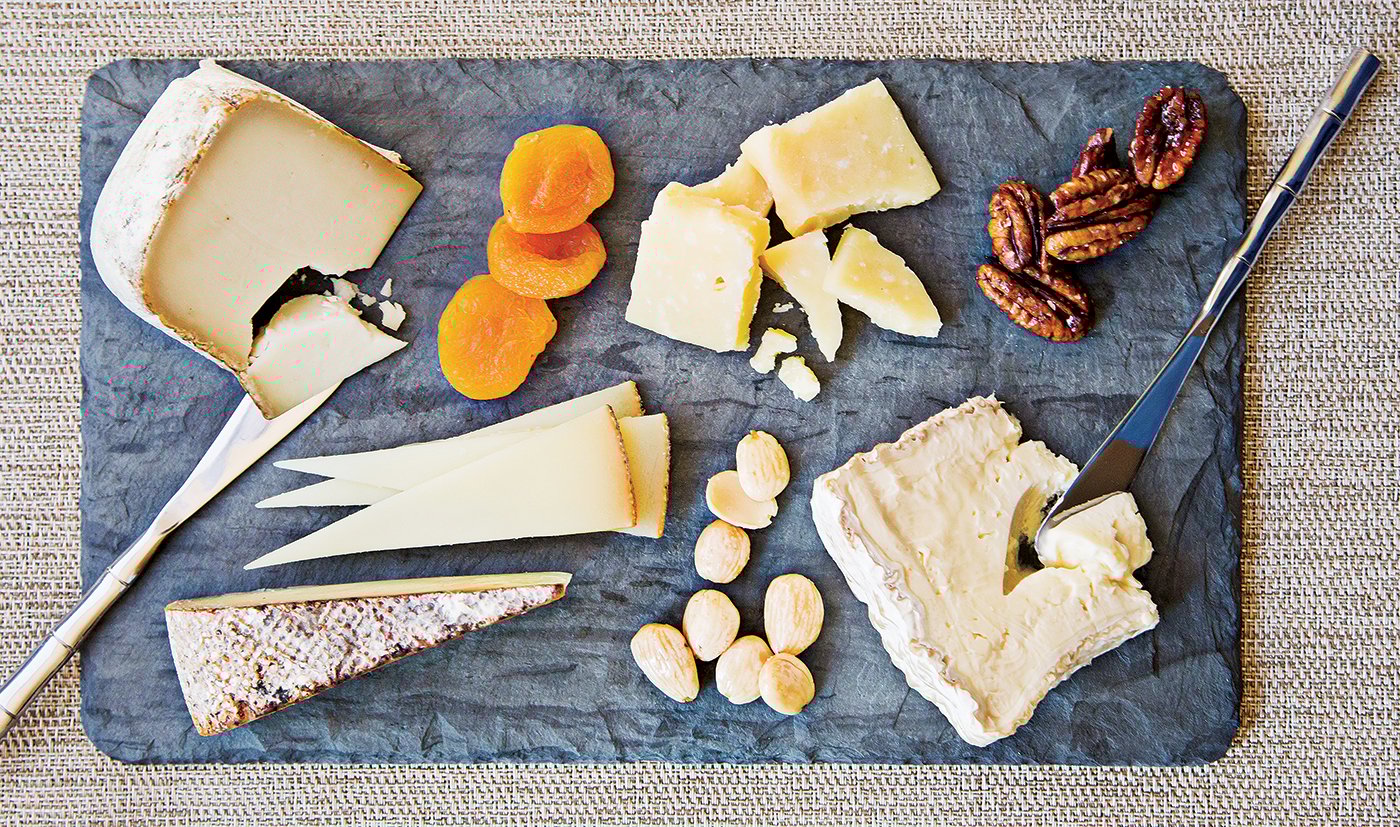 Photograph of cheese platter by Scott Suchman