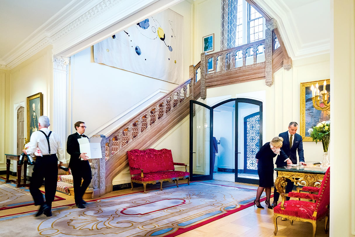 How the French Embassy Gets Ready For a Party