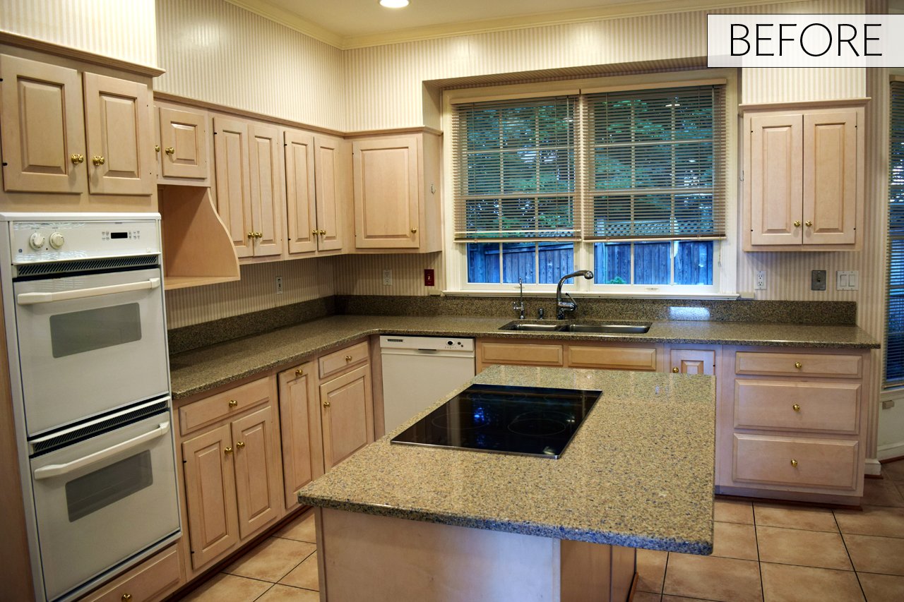 Before & After: A Dated Kitchen Turns Sleek Contemporary