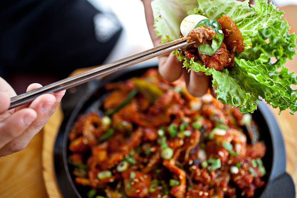 DC Staycation: Enjoy Gom Ba Woo's authentic Korean food. Photograph by Scott Suchman.