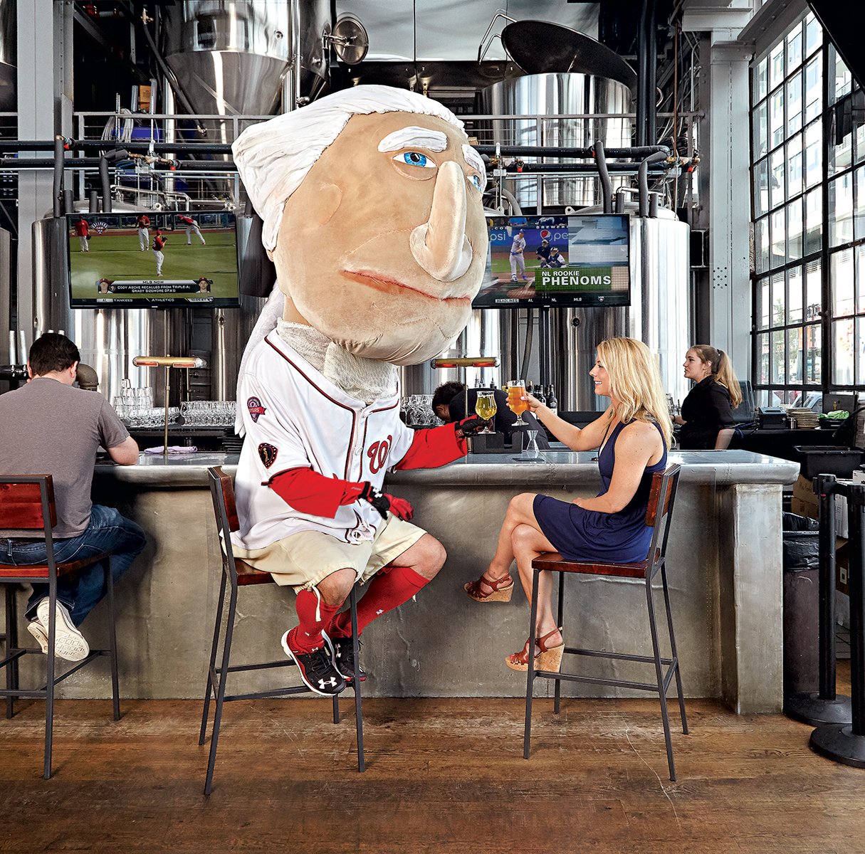 lede-bars.jpg - Washingtonian Best bars beer gardens outdoor bars around Nationals Park Navy Yard.