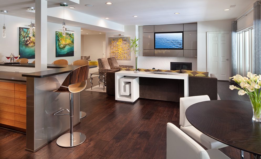 Inside a Sleek and Stylish Lounge That Used to Be a Boring, Bare ... Inside a Sleek and Stylish Lounge That Used to Be a Boring, Bare ...