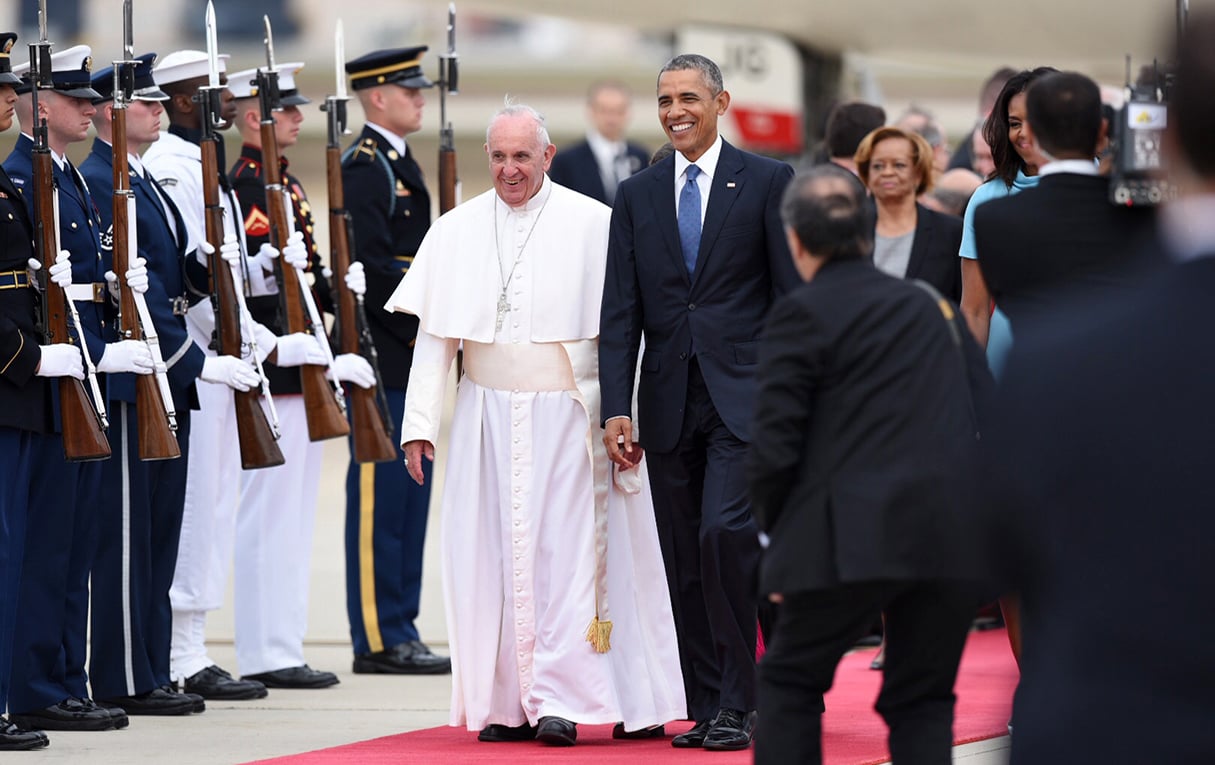 Photos: Pope Francis Arrives in DC