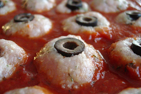 Easy Halloween Pizza, Recipe