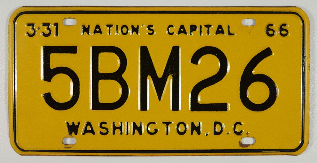 DC License Plates Through the Years Washingtonian