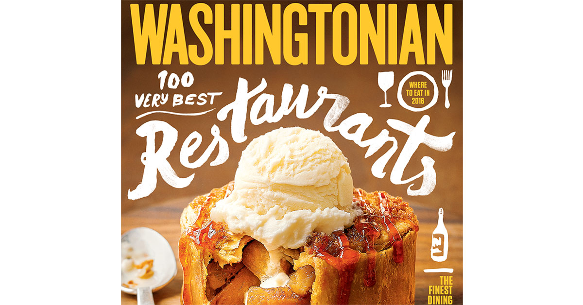 February 2016: 100 Very Best Restaurants | Washingtonian (DC)