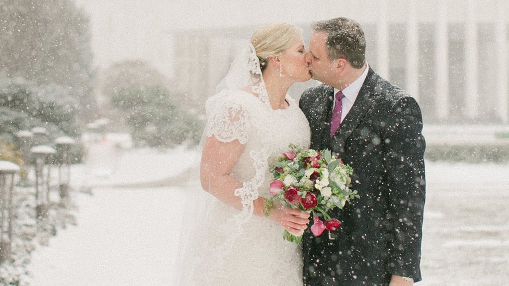 washington DC blizzard wedding