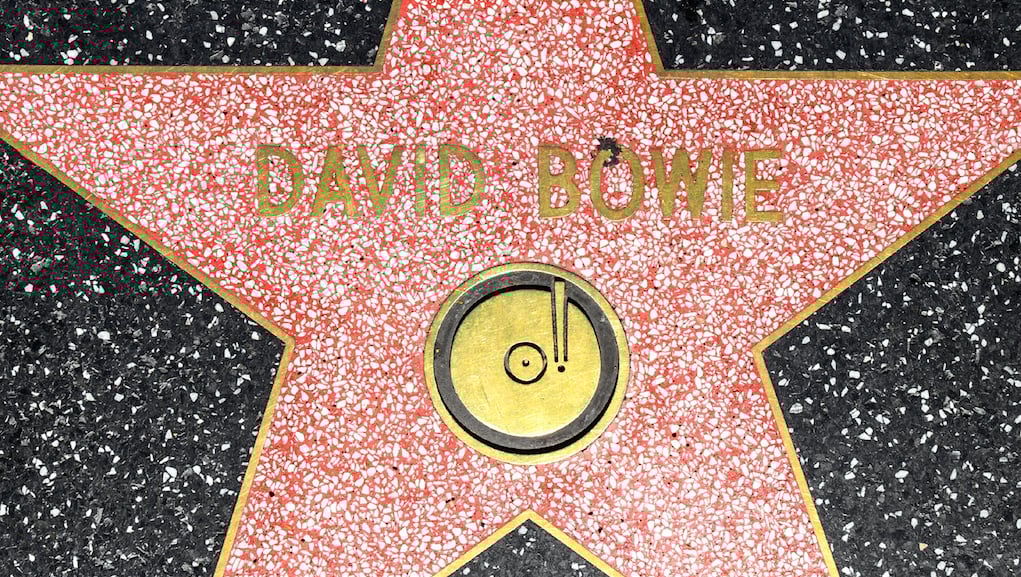 David Bowie Star in Hollywood