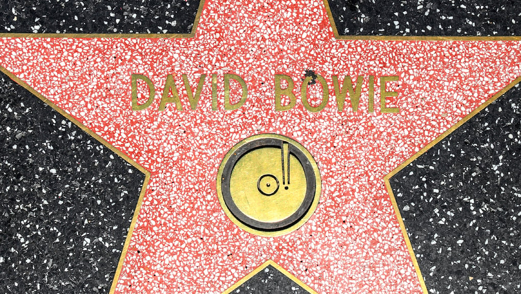 David Bowie Star in Hollywood