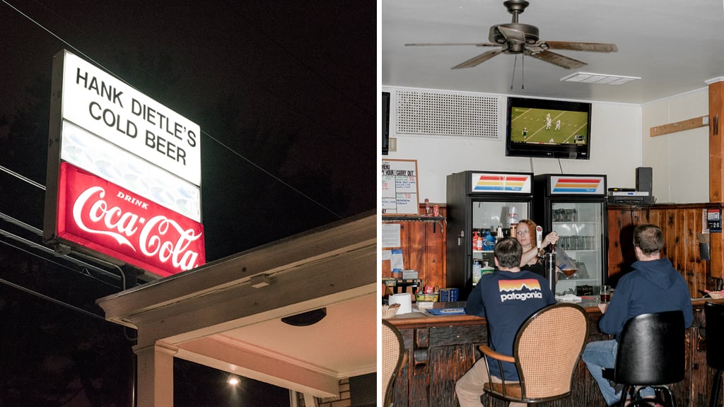 Fans of Hank Dietle's love the old bar because of it's hometown atmosphere. Photograph by Christopher Leaman.