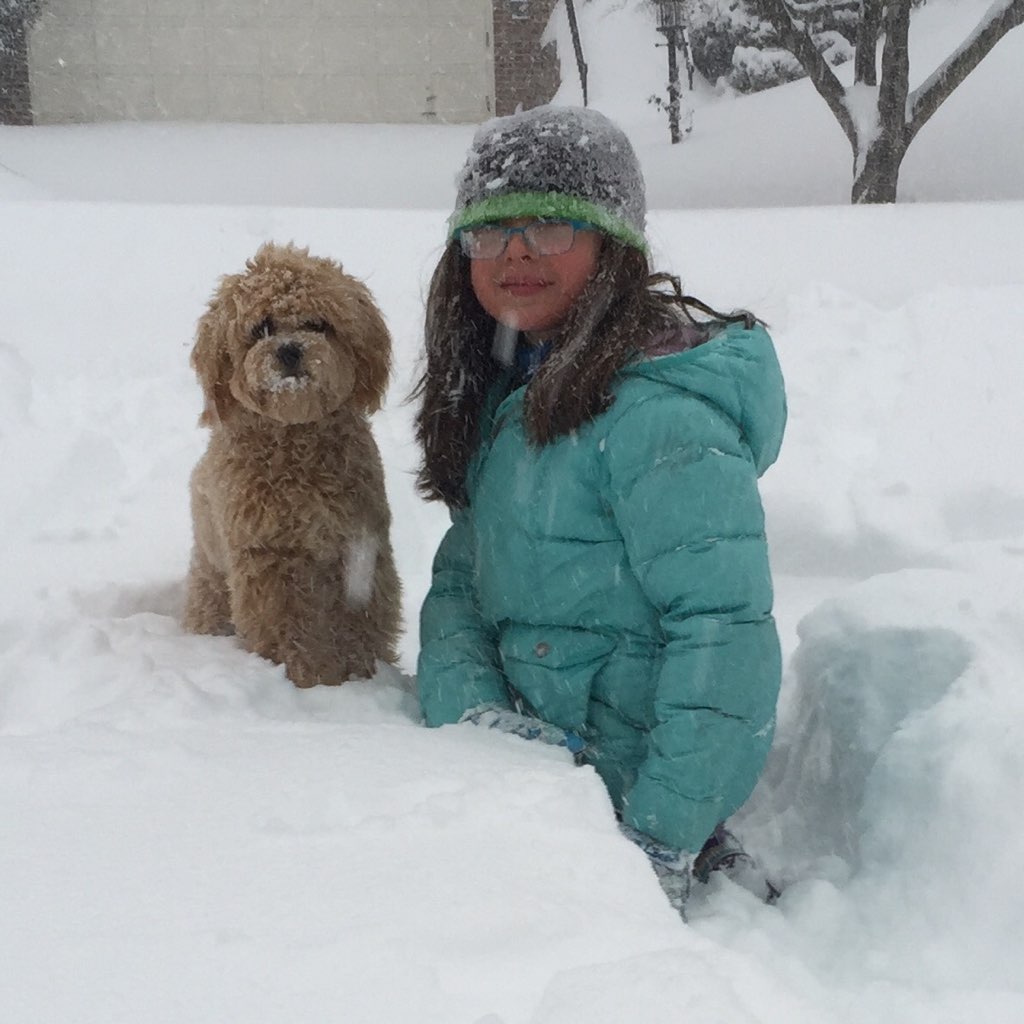 Best snow friends. Photo courtesy of Lisa Plaskow. 