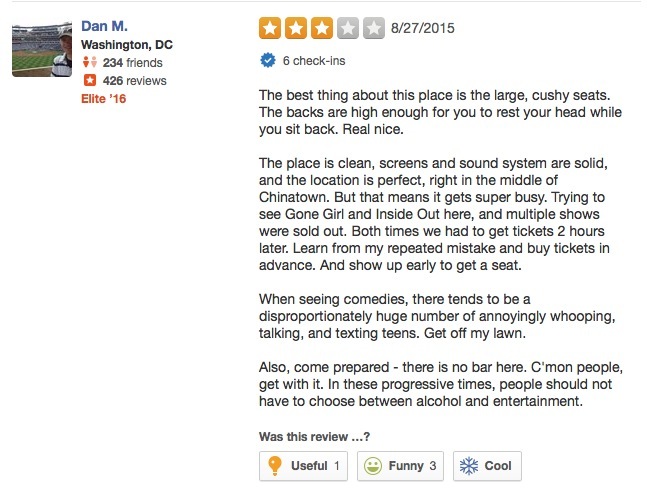 regal yelp review