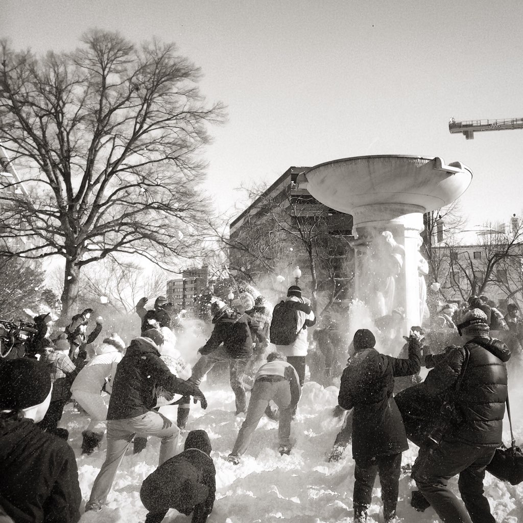 Epic DC Snowball Fight Was Epic