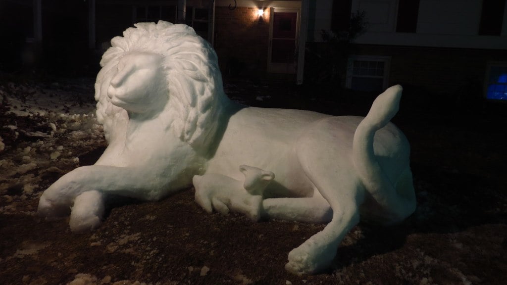 walter-crain-lion-and-lamb - Washingtonian Lion and Lamb.