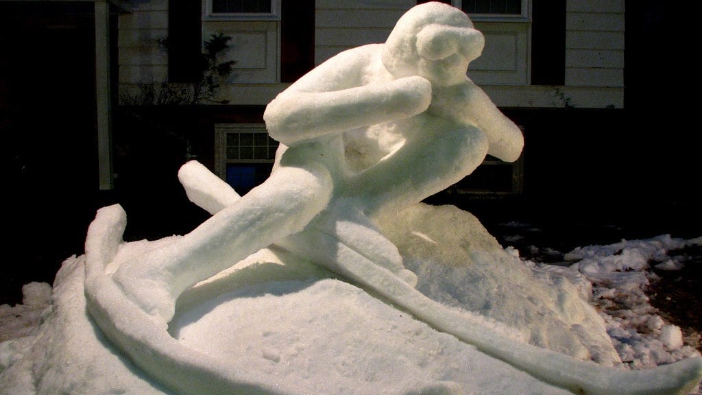 How a Falls Church Snow Sculptor Is Preparing for the Big Storm