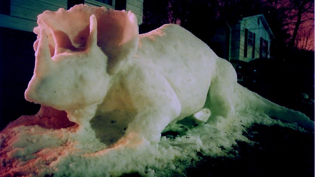 walter-crain-trixie - Washingtonian Trixie the Triceratops, 1996.