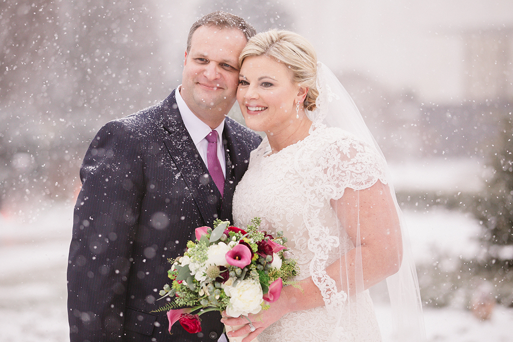 washington dc blizzard wedding