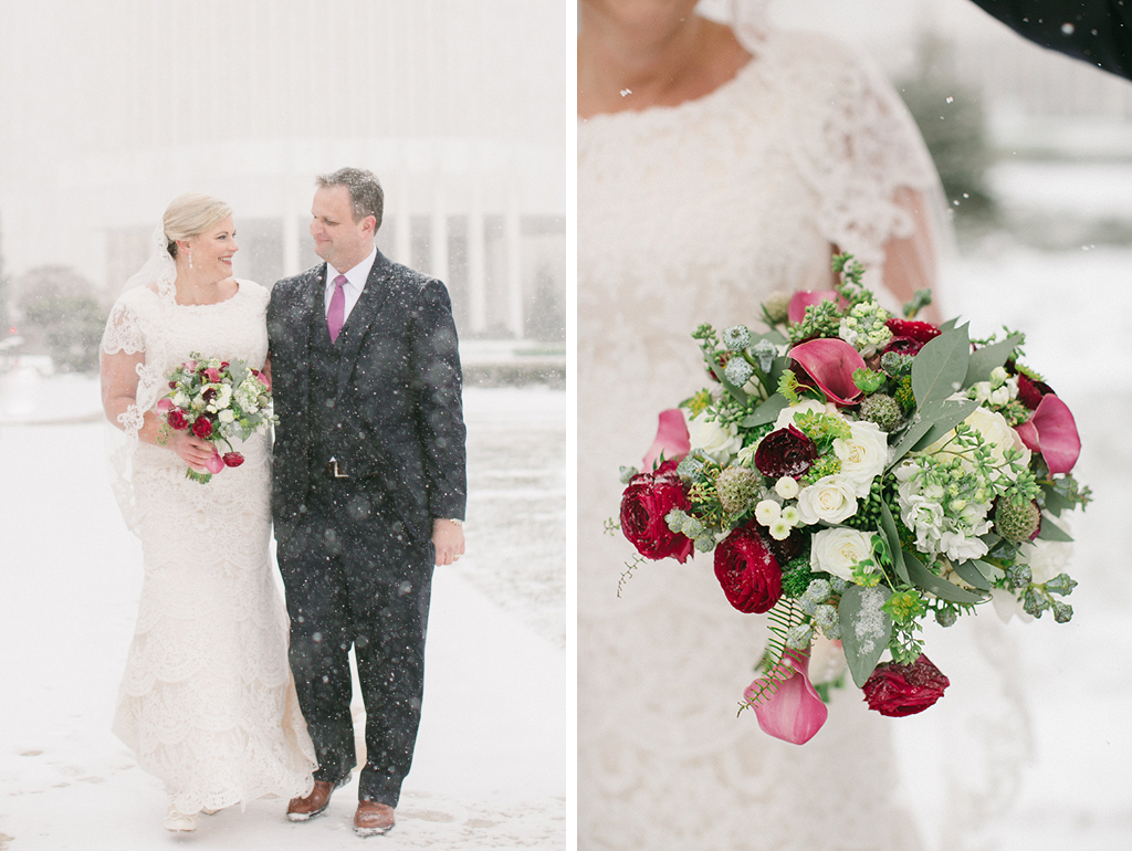 washington DC blizzard wedding