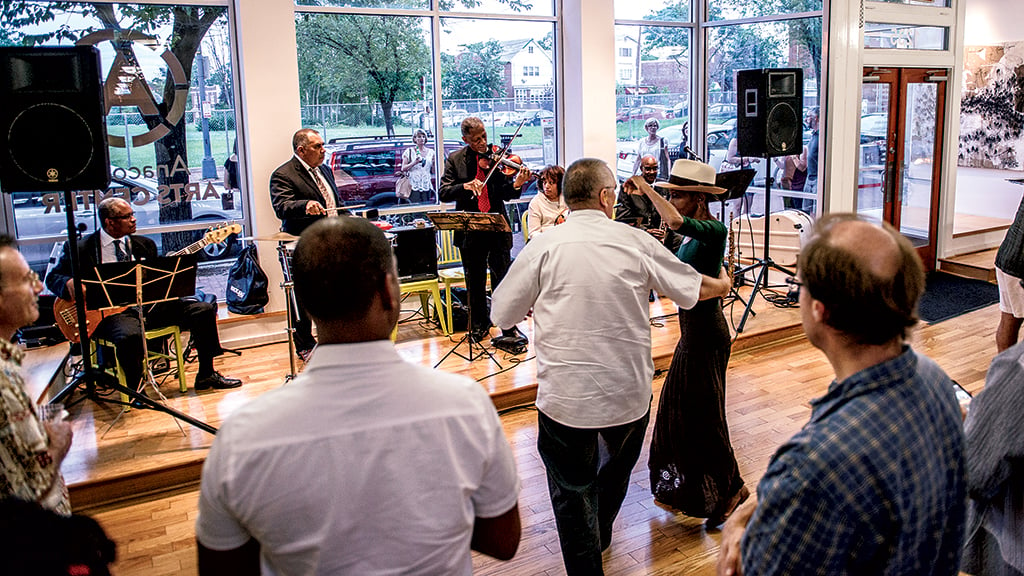 The Anacostia Arts Center hosts exhibits, boutiques, and a cafe. Photograph by StereoVision Photography.