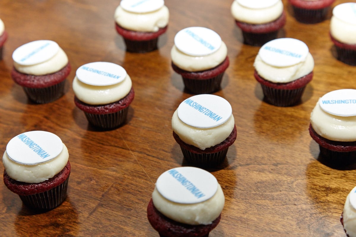 Guests indulged in delicious Washingtonian branded cupcakes by Sprinkles Cupcakes. 