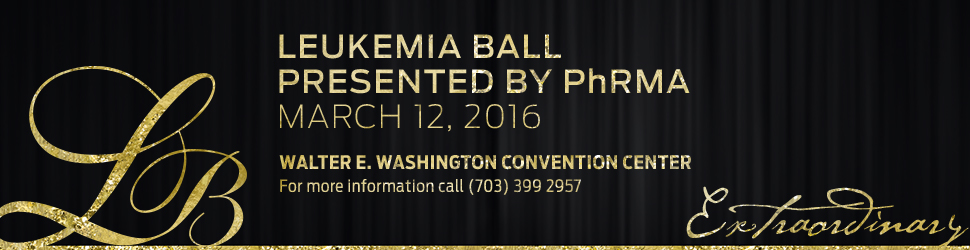 Help Fight Blood Cancers at the 2016 Leukemia Ball presented by PhRMA!