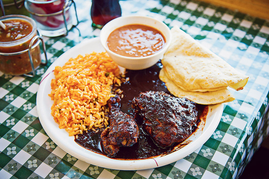 A dish from Taqueria el Mexicano