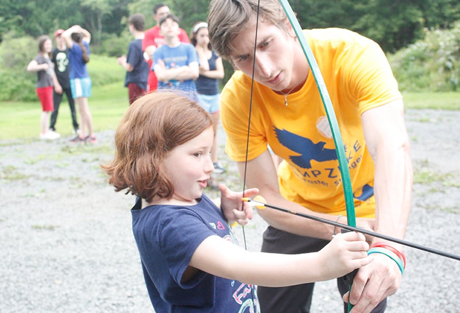 dcsummercamps_campzeke - Washingtonian Archery at Camp Zeke. Photograph courtesy of Camp Zeke.