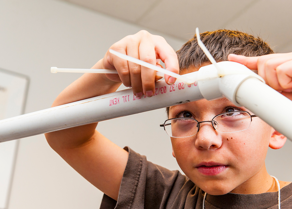 Science, technology, engineering, and math programs are also in demand at summer camps. The Smithsonian's long list of offerings includes 3-D printing and aviation. Photograph by Steve Sniteman.