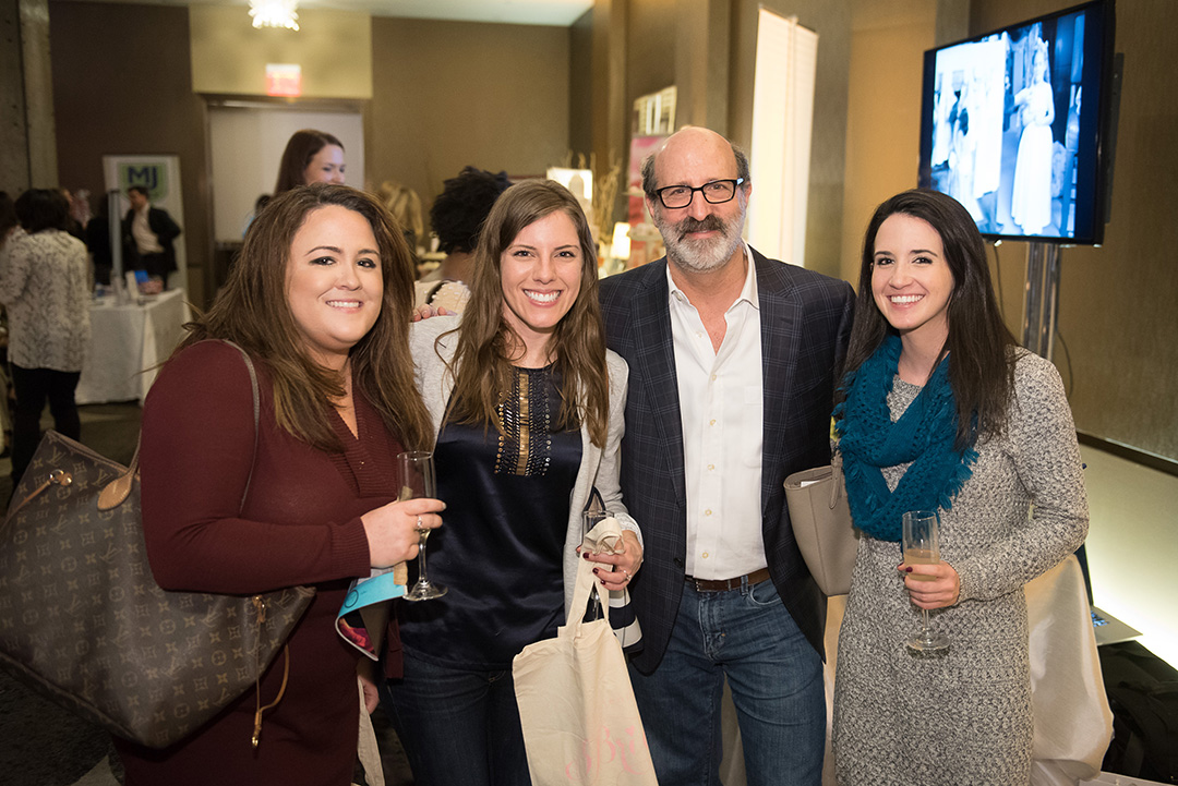 Jillian Klarman, Gina Frix, and Michele Klarman with MBK Photography's Michael Bennett Kress.