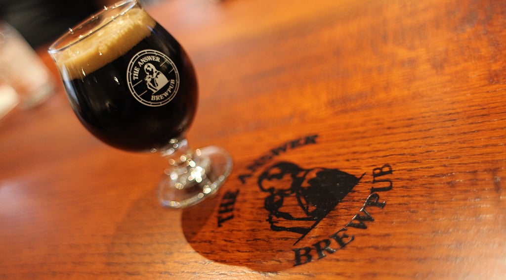 richmond_travelguide_answerbrewpub - Washingtonian Answer Brewpub in Richmond. Photograph by Todd Raviotta.