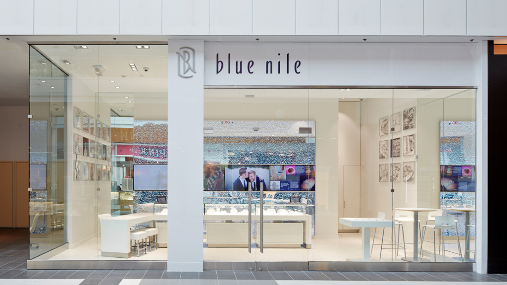 Blue on sale jewelry store