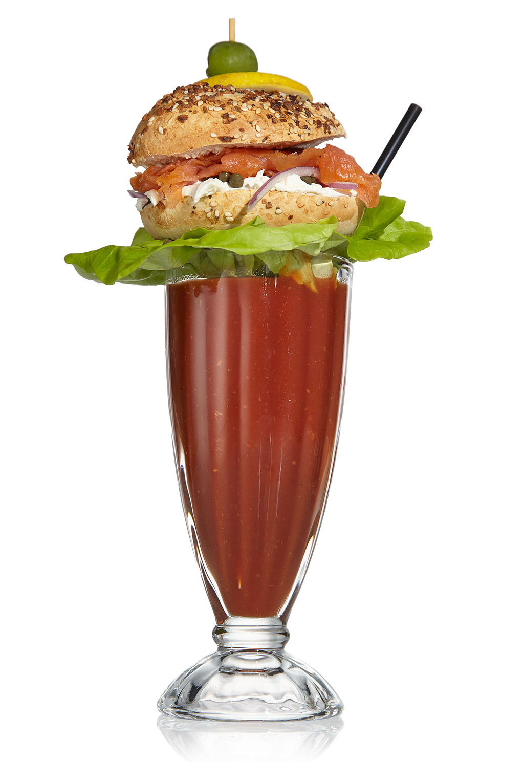 Lox'd-and-Loaded-at-Buffalo-and-Bergen - Washingtonian Best Bloody Mary DC everything bagel.