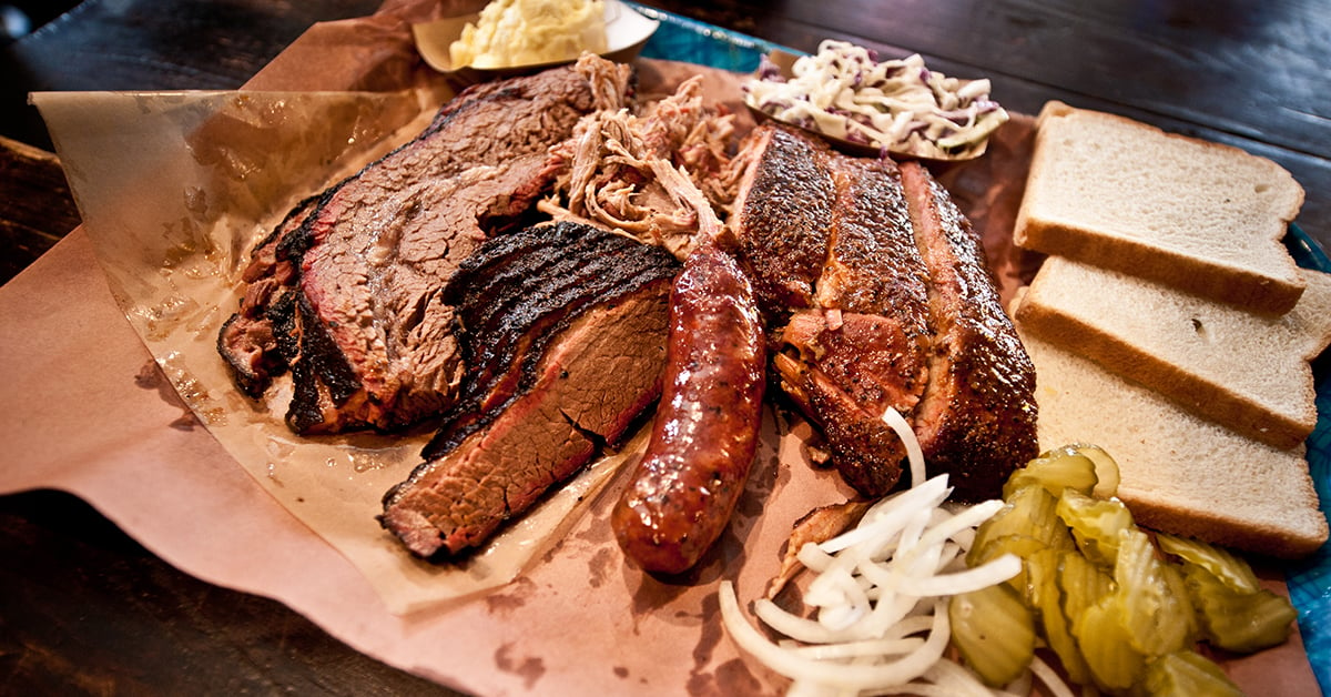 Austin, Texas. Franklin Barbecue's lines are Texas-size. Photograph courtesy of Franklin Barbecue.