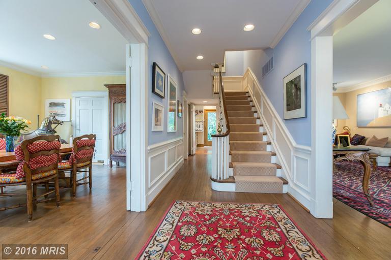 Front to back hall and stair -