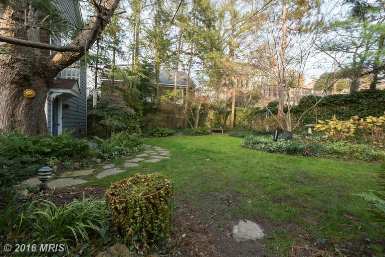 Very private rear yard -