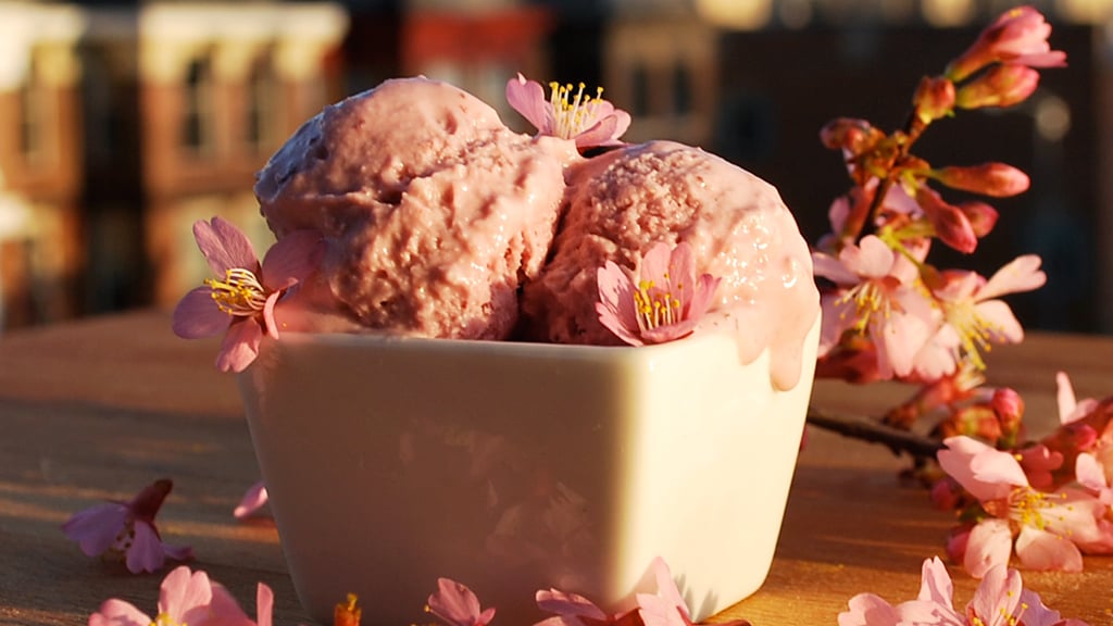 cherry blossom-themed food