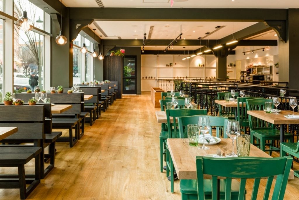 kapnos_kouzina_bethesda_washingtonian_0021 - Washingtonian The 160-seat space was designed with gardens in mind, and includes an outdoor patio.