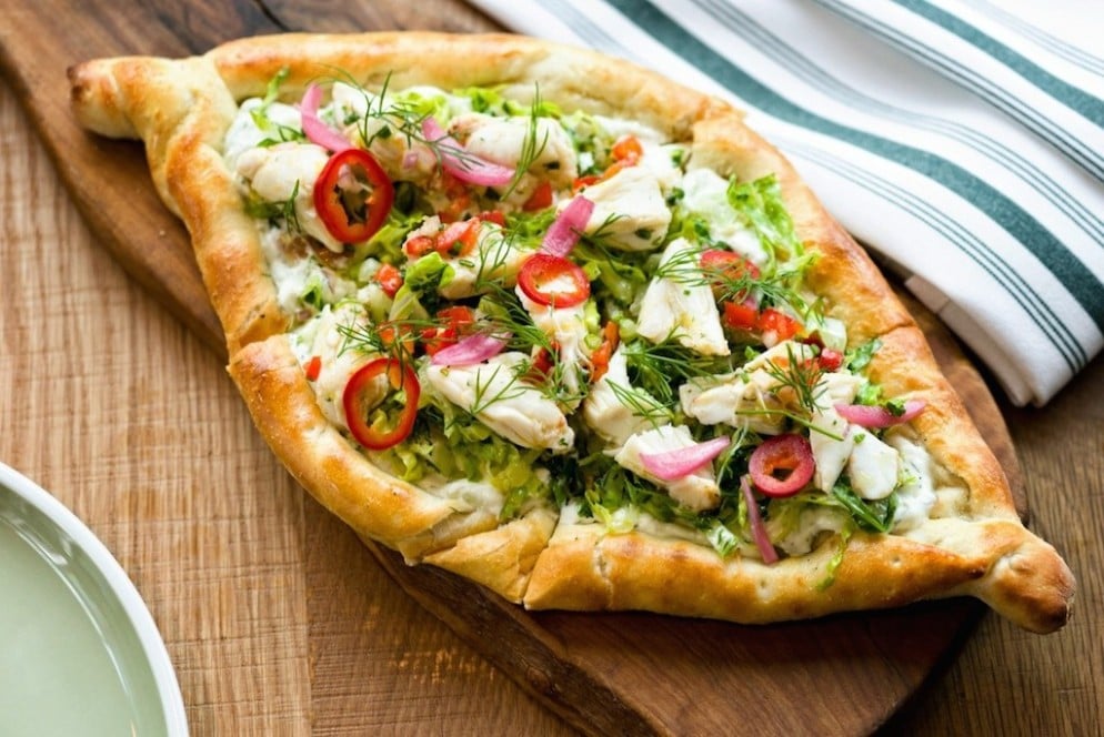 Spring has arrived, and so have the new restaurants (pictured: crab pide at Kapnos Kouzina). Photograph by Andrew Propp