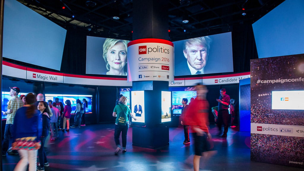 Innovative CNN Politics Exhibit Now Open