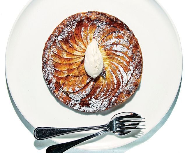 French classics like a delicious apple tart abound at Bistro Bis.