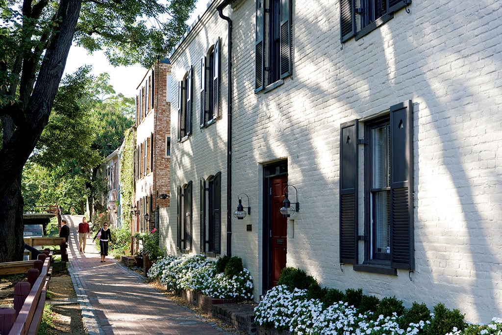 Georgetown-neighborhood - Washingtonian Most Expensive Neighborhoods in Washington, DC, Maryland, Virginia. Georgetown.