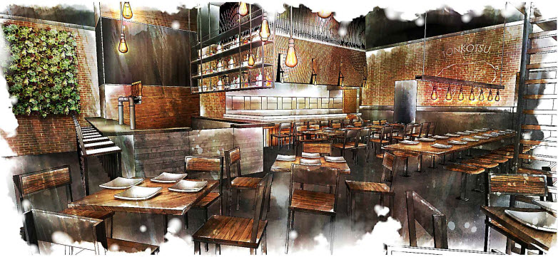 Interior2 - Washingtonian The first East Coast location of Jinya Ramen Bar lands in the Mosaic District. Rendering courtesy of Jinya