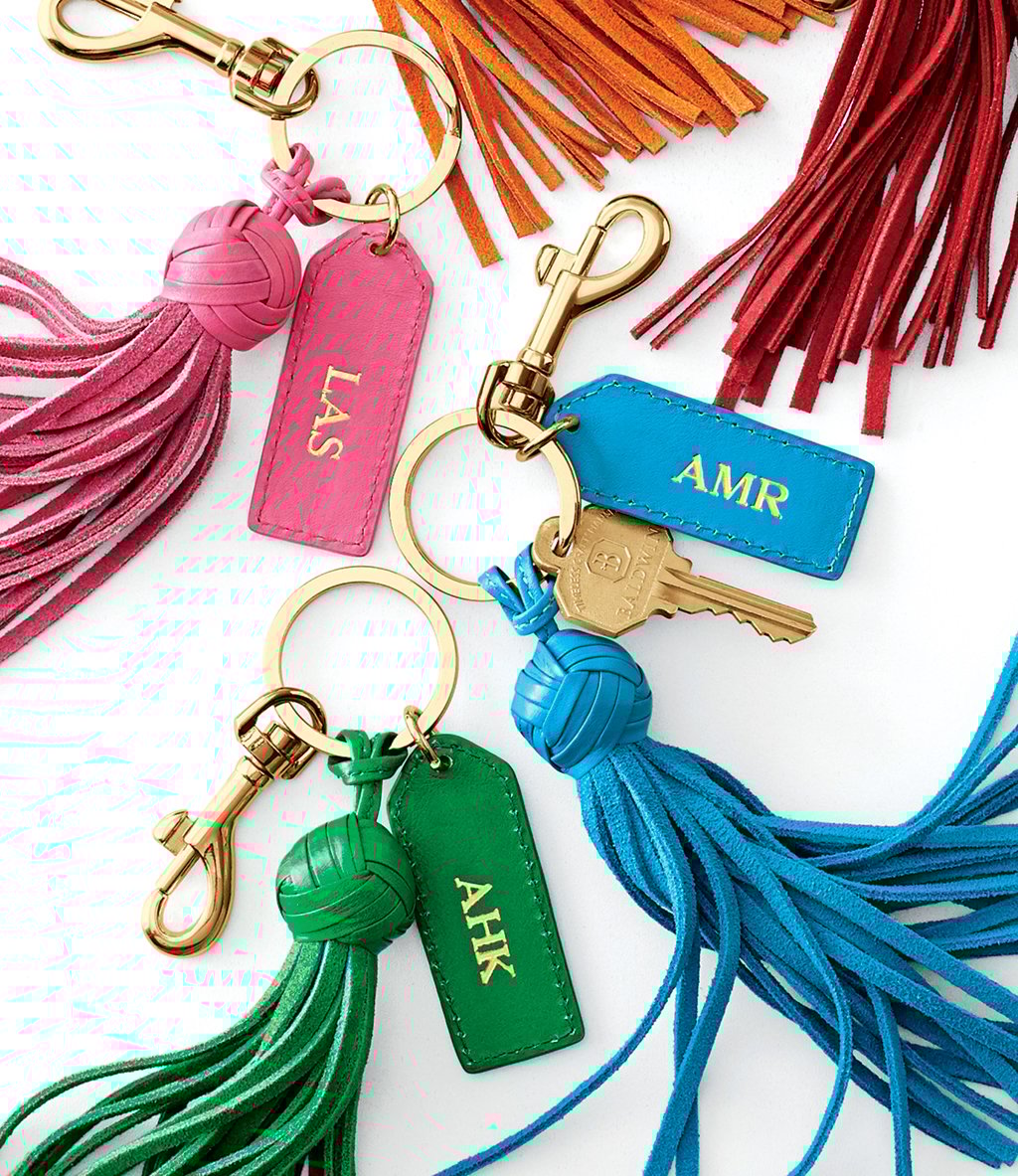 2016_June-monogram - Washingtonian Best of Washington. Everything monogrammed (like these Mark & Graham key chains) is trending right now for gifts. They're individualized without being to personal.