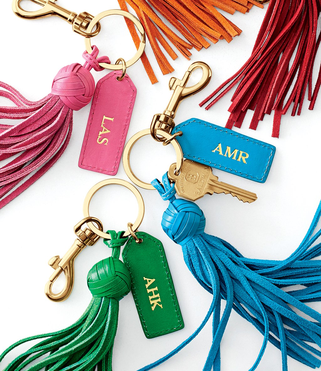 Best of Washington. Everything monogrammed (like these Mark & Graham key chains) is trending right now for gifts. They're individualized without being to personal. 