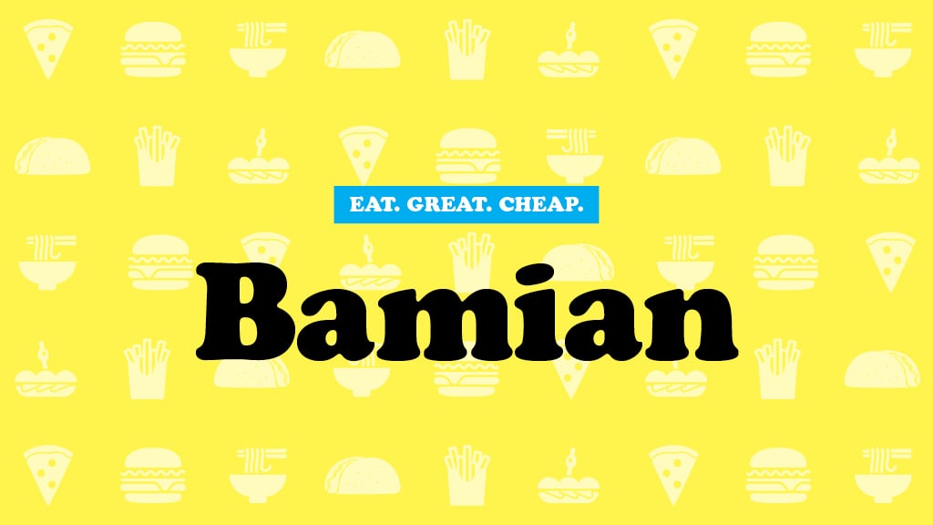Bamian Cheap Eats 2016
