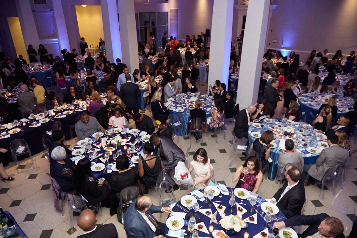 Guests dined in the Carnegie Library's great hall on May 4th for Washingtonian's Excellence in Nursing awards dinner. 