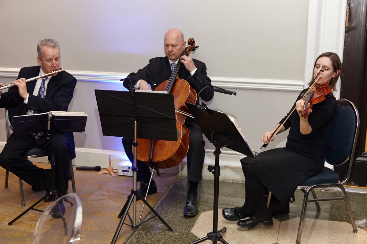 Champagne Consort with Bialek's Music played for guests during the cocktail reception and dinner. 